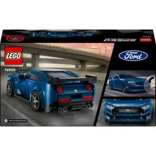 LEGO® Speed Champions Ford Mustang Dark Horse Spor Araba 76920 - 9 Yaş ve Üzeri Çocuklar Için Koleksiyonluk ve Sergilenebilir Yaratıcı Oyuncak Model Yapım Seti (344 Parça)