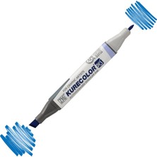 Zig Kurecolor KC3000 Twin S Marker Kalem 366 367 Dull Blue