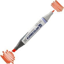 Zig Kurecolor KC3000 Twin S Marker Kalem 215 Scarlet Red