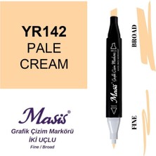 Masis Twin Çift Uçlu Marker Kalemi 142 Pale Cream