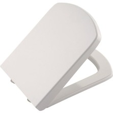 Epilons Premium Lüks Kare Amartisörlü Yavaş Kapanan Klozet Kapağı