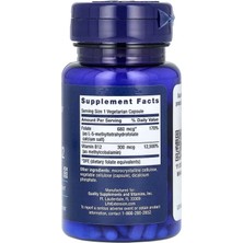 Life Extension Bioactive Folate & Vitamin B12 90 Vegetarian Capsules