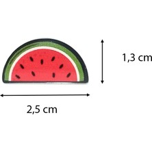 Hiçdurmaal Filistin Karpuz Dilimi Simgeli 1 Paket 6'lı Yaka Rozeti