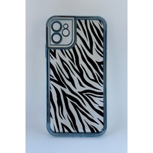 YungCase iPhone 12 Zebra Tasarımlı Telefon Kılıfı
