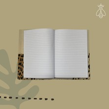 Aysena Kıdam Concept Store Akcs Leopar Defter - Yeşil Tüylü Kalem Hediye Seti