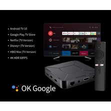 FS1PRO Teknoloji Android TV Box 3. Nesil - Media Player Android And Google TV Box - Çanaksız TV Izleme - Akıllı TV Kutusu