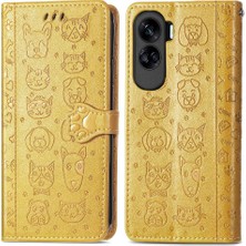 Yihang Boutique Huawei Onur 90 Lite Için Kısa Kayış Çevir Telefon Kılıfı (Yurt Dışından)