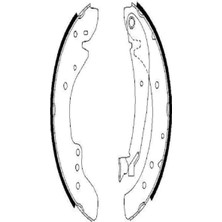 Bosch Arka Fren Balatası Pabuclu Ducato Jumper Boxer 1.4q 1400KG 254X57MM