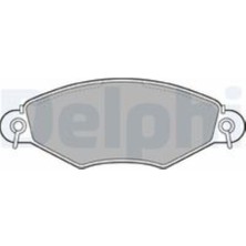 Delphi Fren Balatası On Wva 23205 Peugeot P206 1.4 1.4hdı 1.6 98-> (130.7X47.6X18MM)