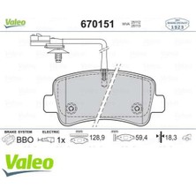 Valeo Dısk Fren Balata Arka Renault Master Iıı (10>)/opel Movano B (10>)/nıssan NV400 (11>) (Tek Teker)