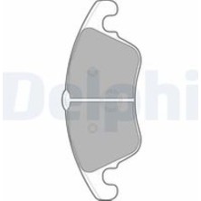 Delphi Fren Balatası On (188MM) W204 W211 W212 09-