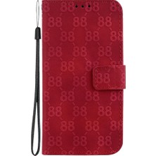 BDT Boutique Onur 70 Lite Için Telefon Kılıfı Kart Tutucu Çift 8 Kabartmalı Kickstand Pu (Yurt Dışından)