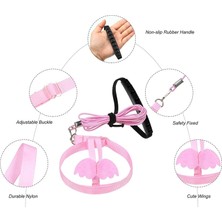 Shanhua Shop Kırmızı Stil L Beden Ayarlanabilir Papağan Kuş Koşum Tasma Anti-Bite Eğitim Koşum Papağanlar Için Açık Yürüyüş Uçan Halat Kuş Malzemeleri (Yurt Dışından)
