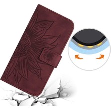 Bdt Shop Oppo Case 8 5g Için Lüks Pu Deri Kısa Kayış Flip Cüzdan Telefon Kılıfı (Yurt Dışından)