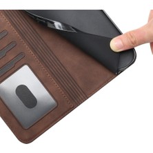 Bdt Shop Zte Blade A51 El Kayışı Manyetik Kapatma Pu Deri Kart Için Telefon Kılıfı (Yurt Dışından)