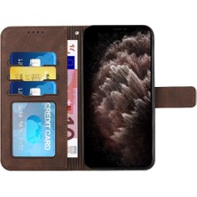 Bdt Shop Zte Blade A51 El Kayışı Manyetik Kapatma Pu Deri Kart Için Telefon Kılıfı (Yurt Dışından)