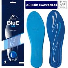 Blue gel - Memory Foam, Günlük Ayakkabılar Için Darbe Emici Yumuşak Ayakkabı Iç Tabanı