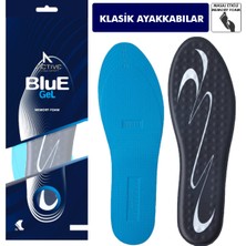 Blue Gel Tabanlık - Darbe Emici, Yumuşak, Masaj Noktalı Konfor Klasik Tabanlık