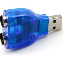 Yinstree Usb'den Ps2'ye Dönüştürücü Adaptör Fare ve Klavye Için Usb'den Çift Ps2'ye Dönüştürücü (Yurt Dışından)