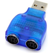 Yinstree Usb'den Ps2'ye Dönüştürücü Adaptör Fare ve Klavye Için Usb'den Çift Ps2'ye Dönüştürücü (Yurt Dışından)