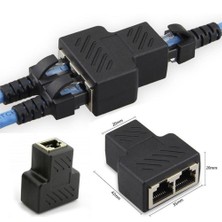 Yinstree Mounchain RJ45 Splitter Adaptörü 1 Ila 2 Çift Dişi Bağlantı Noktası Cat 5/cat 6 Lan Ethernet Soket Ayırıcı Konnektör Adaptörü (Yurt Dışından)