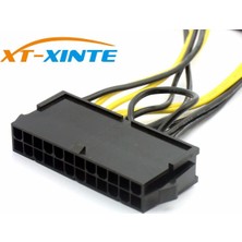 Yinstree Xt-Xınnte 24PIN - Çift 6 Pin Pcı-E Grafik Kartı Güç Kablosu Önyükleme Grafik Adaptör Kablosu Tel 18AWG 30 cm (Yurt Dışından)
