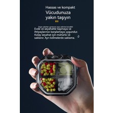 Romance Taşınabilir Bölünmüş Sızdırmaz Nem Geçirmez Hap Kutusu (Yurt Dışından)
