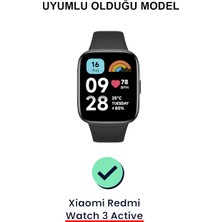 Yediseven Xiaomi Redmi Watch 3 Active 1.83" Ekran Koruyucu 3D Kavisli Full Kaplama Pmma