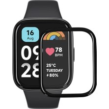 Yediseven Xiaomi Redmi Watch 3 Active 1.83" Ekran Koruyucu 3D Kavisli Full Kaplama Pmma