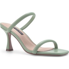 Nine West PENA 3FX Yeşil Kadın Topuklu Terlik
