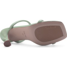 Nine West PENA 3FX Yeşil Kadın Topuklu Terlik