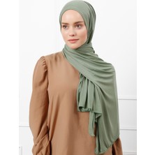 Schaless Likralı Penye Viskon Şal 70x180cm - Çağla - ŞALESS