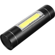 Pakuhit Zoom 10000 Lm Q5 + Cob LED Mini El Feneri 14500 4 Modlu Cep Feneri (Yurt Dışından)
