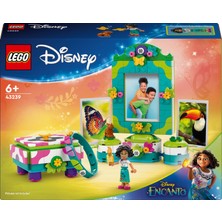 LEGO # Disney Enkanto Mirabel'in Fotoğraf Çerçevesi ve Takı Kutusu 43239 - 6 Yaş ve Üzeri Çocuklar Için Yaratıcı Oyuncak Yapım Seti (334)