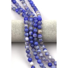 Alibaba Doğaltaş Madagaskar Akik Doğal Taş Dizi 10 mm Küre Kesim