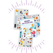 Bonkido Mini Sticker Book " Sports " Tekrar Kullanılabilir Sticker Kitabı Sports BON8726