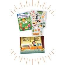 Bonkido Mini Sticker Book " Occupatıons " Tekrar Kullanılabilir Sticker Kitabı Meslekler BON8740