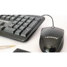 Avensy 1901 Standart Klavye Mouse Set