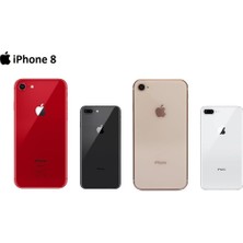 Senal Store Apple iPhone 8 Arka Pil Batarya Kapak Cam Kamera Lensli