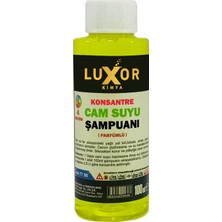 Luxor Kimya Konsantre Oto Cam Suyu Şampuanı 100ML 5 Adet