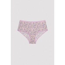 Penti Retro Rose Yüksek Bel Çok Renkli 3lü Slip külot