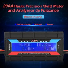 Bty Story Xhhdqes 200A Voltmetre Ampermetre Rc Araba Test Cihazı Gerilim Enerji Elektrik Akımı Monitör Metre Wattmetre Dc 0-60 V (Yurt Dışından)