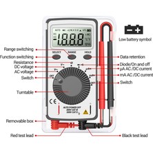 Bty Story Twexqny Aneng AN101 Mini Dijital Multimetre Multimetro Test Cihazı Dc/ac Gerilim Akım Lcr Metre Cep Profesyonel Test Cihazları (Yurt Dışından)