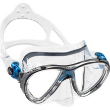 Cressi Big Eyes Evolution Dalış Maskesi Clear-Blue-Black