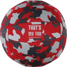 That's My Fun Plaj Topu Camo Kırmızı - Boyut 3