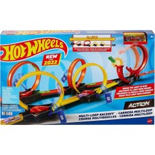 Hot Wheels Çok Çemberli Yarış Seti Eğlenceli Tasarım ile 3+ Yaş Çocuklar İçin Sınırsız Oyun