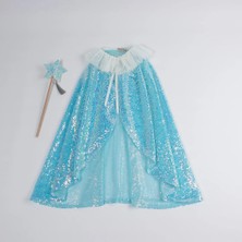 Duca Parıltılı Pullu Pelerin ve Asa