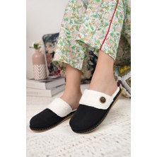 Modafrato Carmen Kadın Ev Terliği Kışlık Topuklu Terlik