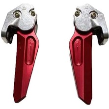 Moto Express Yamaha XMAX250-300 2018-2024 Sağ-Sol Arka Ayaklık Basamak Yolcu Basamağı Kırmızı