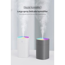 H2O Humidifier 400ML Ultrasonik Hava Nemlendirici Buhar Makinesi ve Aroma Difüzörü